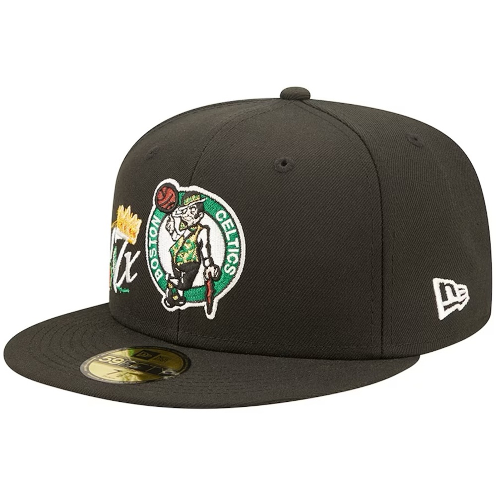 Men's New Era Black Boston Celtics 17x NBA Finals Champions Crown 59FIFTY